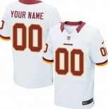 Men's Nike Washington Redskins Customized White Elite Jersey