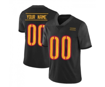 Men's Womens Youth Kids Washington Commanders Custom Black NEW 2022 Vapor Untouchable Nike Limited Jersey