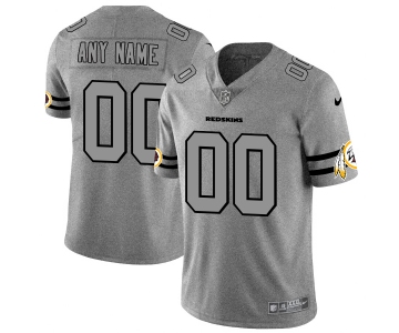 Nike Redskins Customized 2019 Gray Gridiron Gray Vapor Untouchable Limited Jersey