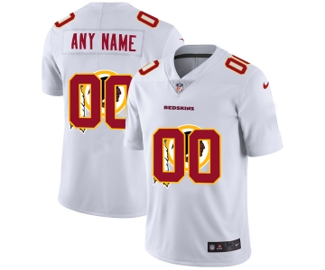 Nike Washington Redskins Customized White Team Big Logo Vapor Untouchable Limited Jersey