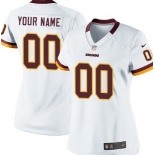 Women's Nike Washington Redskins Customized White Game Jersey