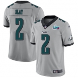 Mens Womens Youth Kids Philadelphia Eagles #2 Darius Slay Jr. Silver Super Bowl LVII Patch Stitched Limited Inverted Legend Jersey