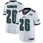 Mens Womens Youth Kids Philadelphia Eagles #26 Miles Sanders White Super Bowl LVII Patch Stitched Vapor Untouchable Limited Jersey