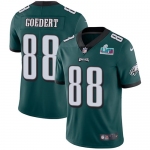 Mens Womens Youth Kids Philadelphia Eagles #88 Dallas Goedert Green Team Color Super Bowl LVII Patch Stitched Vapor Untouchable Limited Jersey