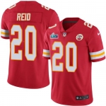 Mens Womens Youth Kids Kansas City Chiefs #20 Justin Reid Red Team Color Super Bowl LVII Patch Vapor Untouchable Limited Jersey