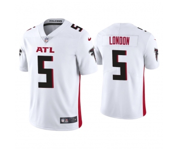 Mens Womens Youth Kids Atlanta Falcons #5 Drake London Nike White Vapor Untouchable Limited NFL Stitched Jersey