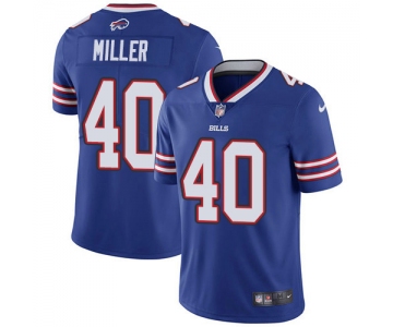 Mens Womens Youth Kids Buffalo Bills #40 Von Miller Royal Blue Vapor Untouchable Limited Jersey