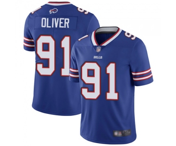 Mens Womens Youth Kids Buffalo Bills #91 Ed Oliver Royal Blue Vapor Untouchable Limited Jersey