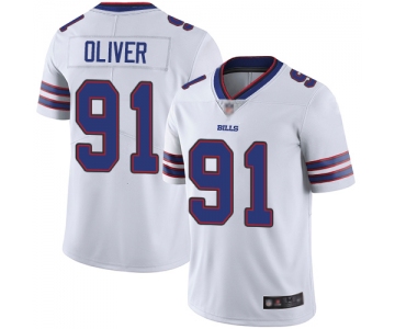 Mens Womens Youth Kids Buffalo Bills #91 Ed Oliver White Stitched NFL Vapor Untouchable Limited Jersey