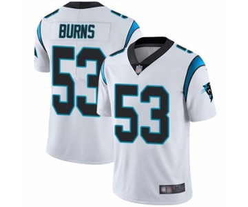 Mens Womens Youth Kids Carolina Panthers #53 Brian Burns Nike White Vapor Limited Jersey