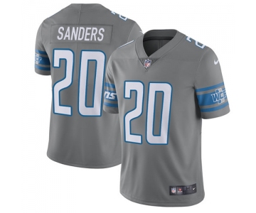 Mens Womens Youth Kids Detroit Lions #20 Barry Sanders Gray  Limited Rush Jersey