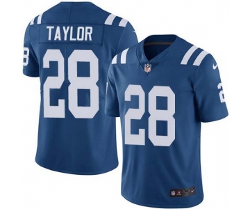 Mens Womens Youth Kids Indianapolis Colts #28 Jonathan Taylor Royal Blue Vapor Untouchable Limited Jersey