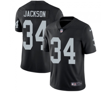 Mens Womens Youth Kids Las Vegas Raiders #34 Bo Jackson Vapor Limited Black Jersey