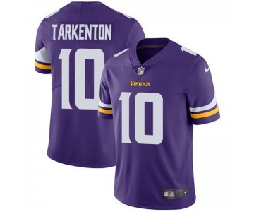 Mens Womens Youth Kids Minnesota Vikings #10 Fran Tarkenton Nike Purple Vapor Untouchable Limited Jersey