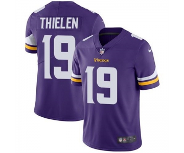 Mens Womens Youth Kids Minnesota Vikings #19 Adam Thielen Nike Purple Vapor Untouchable Limited Jersey