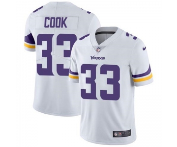 Mens Womens Youth Kids Minnesota Vikings #33 Dalvin Cook Nike White Vapor Untouchable Limited Jersey