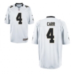 Mens Womens Youth Kids New Orleans Saints #4 Derek Carr White Stitched Player Game Jersey
