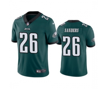 Mens Womens Youth Kids Philadelphia Eagles #26 Miles Sanders Green Stitched Limited Rush Jersey