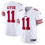 Mens Womens Youth Kids San Francisco 49ers #11 Brandon Aiyuk Nike White Vapor Limited Jersey