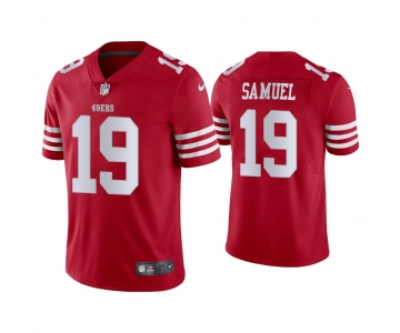 Mens Womens Youth Kids San Francisco 49ers #19 Deebo Samuel Nike Scarlet Vapor Limited Jersey