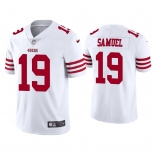 Mens Womens Youth Kids San Francisco 49ers #19 Deebo Samuel Nike White Vapor Limited Jersey