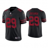 Mens Womens Youth Kids San Francisco 49ers #29 Talanoa Hufanga Vapor Limited Black Nike Jersey