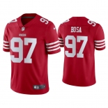 Mens Womens Youth Kids San Francisco 49ers #97 Nick Bosa Nike Scarlet Vapor Limited Jersey