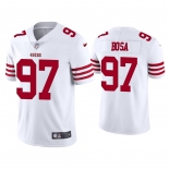Mens Womens Youth Kids San Francisco 49ers #97 Nick Bosa Nike White Vapor Limited Jersey