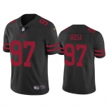 Mens Womens Youth Kids San Francisco 49ers #97 Nick Bosa Vapor Limited Black Nike Jersey