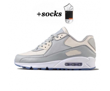 Classic Air Max 90 Running Shoes Athentic Sneakers Day of the Dead All Black White Green Pink Men Women Traine High Quality 36-45 (5) 