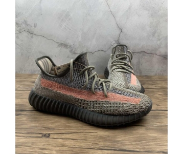 Kanye West 3M Reflective 350 V2 Running Shoes Static Inertia Wave Tephra Solid Utility Designer Mens Womens Sport Sneakers (12)