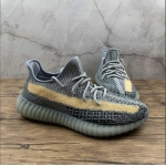 Kanye West 3M Reflective 350 V2 Running Shoes Static Inertia Wave Tephra Solid Utility Designer Mens Womens Sport Sneakers (9)