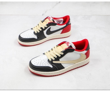Wholesale Cheap Fragment TS Air Jordan 1 Low Shoes Mens Womens Designer Sports Sneakers (1)
