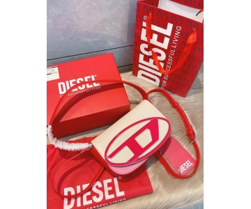 DIESEL ladies bag classic trend 2023 new Cygnus White UNI jingle bag super fire series fashion Joker portable shoulder bag (1)