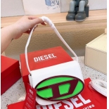 DIESEL ladies bag classic trend 2023 new Cygnus White UNI jingle bag super fire series fashion Joker portable shoulder bag (6)