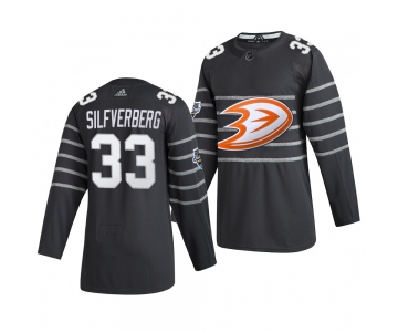 Men's Anaheim Ducks #33 Jakob Silfverberg Gray 2020 NHL All-Star Game Adidas Jersey
