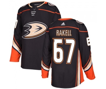 Adidas Ducks #67 Rickard Rakell Black Home Authentic Stitched NHL Jersey