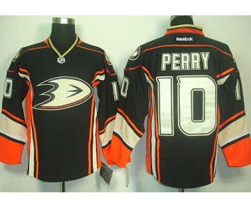 Anaheim Ducks #10 Corey Perry Black Third Jersey