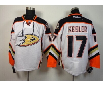 Anaheim Ducks #17 Ryan Kesler 2014 White Jersey