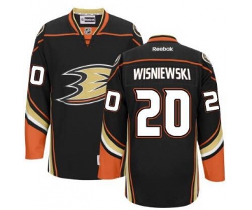 Men's Anaheim Ducks #20 James Wisniewski Black Third Jersey