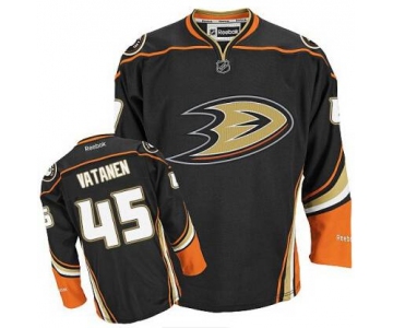Men's Anaheim Ducks #45 Sami Vatanen Black Third Jersey