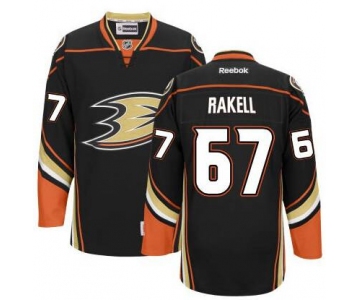 Men's Anaheim Ducks #67 Rickard Rakell Black Third Jersey