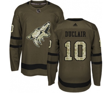 Adidas Coyotes #10 Anthony Duclair Green Salute to Service Stitched NHL Jersey