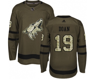 Adidas Coyotes #19 Shane Doan Green Salute to Service Stitched NHL Jersey