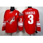 Phoenix Coyotes #3 Keith Yandle Red Jersey