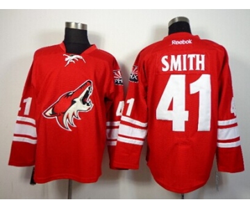 Phoenix Coyotes #41 Mike Smith Red Jersey