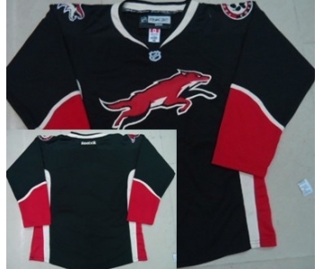 Phoenix Coyotes Blank Black Third Jersey