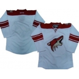 Phoenix Coyotes Blank White Jersey