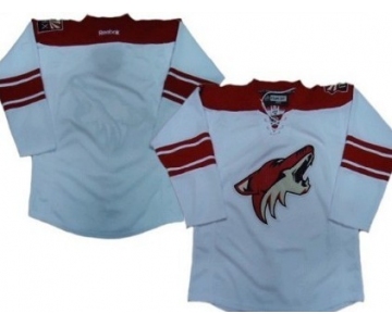 Phoenix Coyotes Blank White Jersey