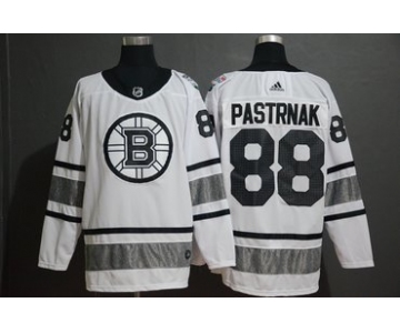 Men's Boston Bruins 88 David Pastrnak White 2019 NHL All-Star Game Adidas Jersey
